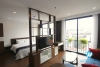 A beautiful shiny studio apartment with sweet balcony for rent on Ba Dinh	
